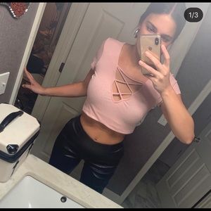 pink Me To We Pacsun top size small!